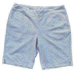 Greg Norman Women’s colorful geometric Golf Shorts Size 8